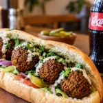 طرز تهیه فلافل آبادانی اصل با فوت کوزه‌گری ساندویچی‌ ها