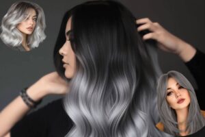 رنگ موی بلوند خاکستری