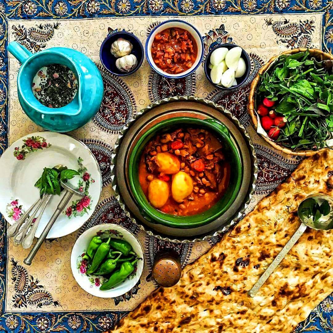 درست کردن دیزی دیزی با گوشت گوسفندی
