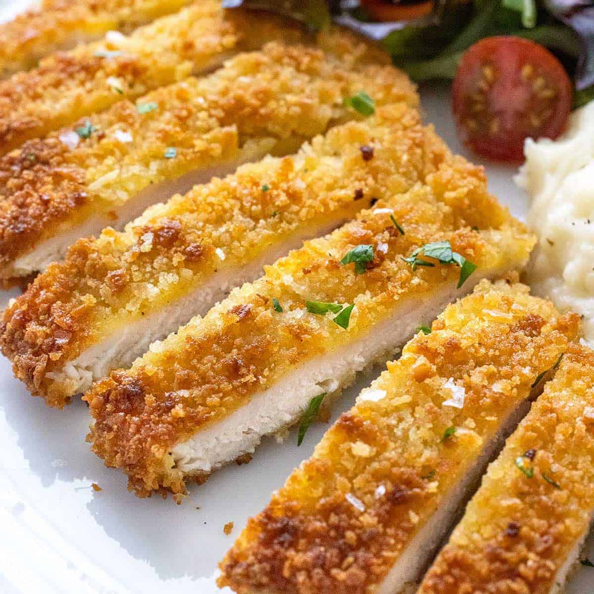 طرز تهیه شنیسل مرغ