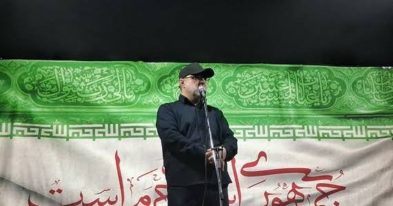 محمد اکبرزاده در تجمعات شبانه محمد اکبرزاده