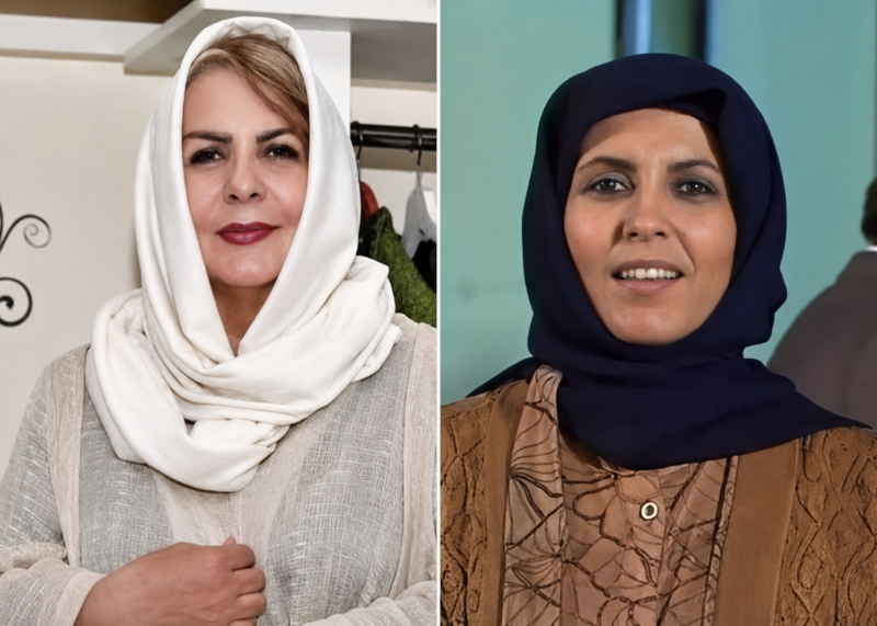 عکس جدید و قدیمی پوراندخت مهیمن