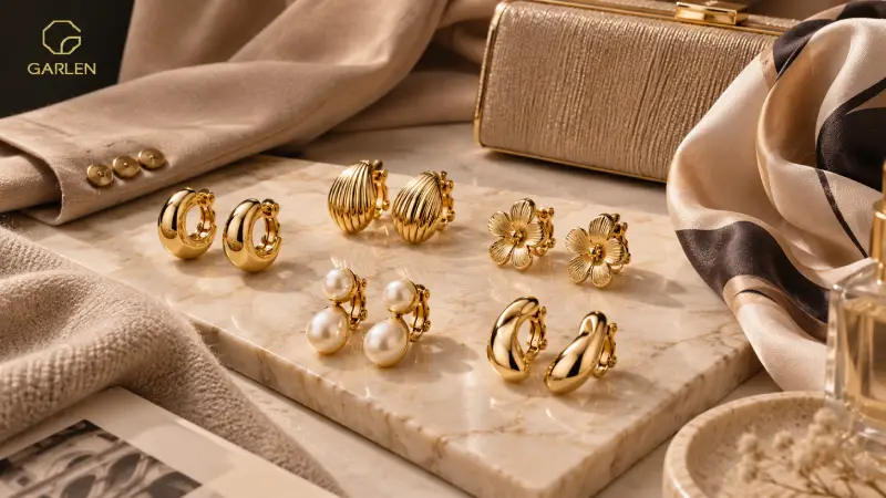 What should you check when buying clip on earrings online?