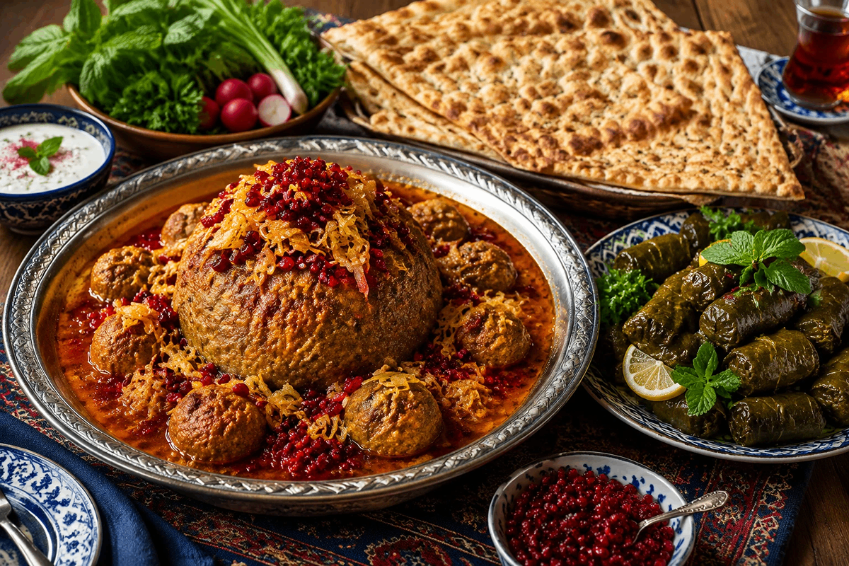 3 شهر مناسب شکمگردی در ایران غذای محلی تبریز در سفر به تبریز با اجاره سوئیت