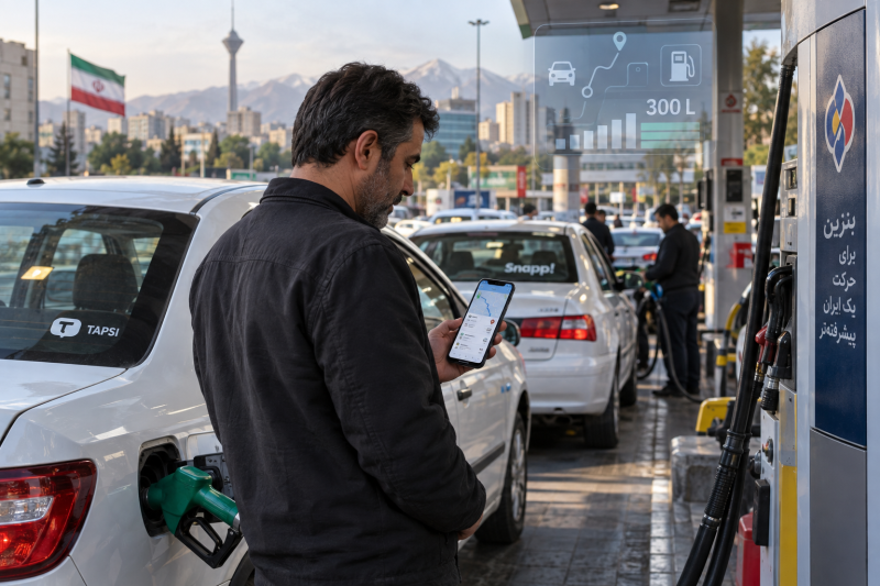 افزایش سهمیه بنزین رانندگان اسنپ و تپسی و شرایط دریافت آن