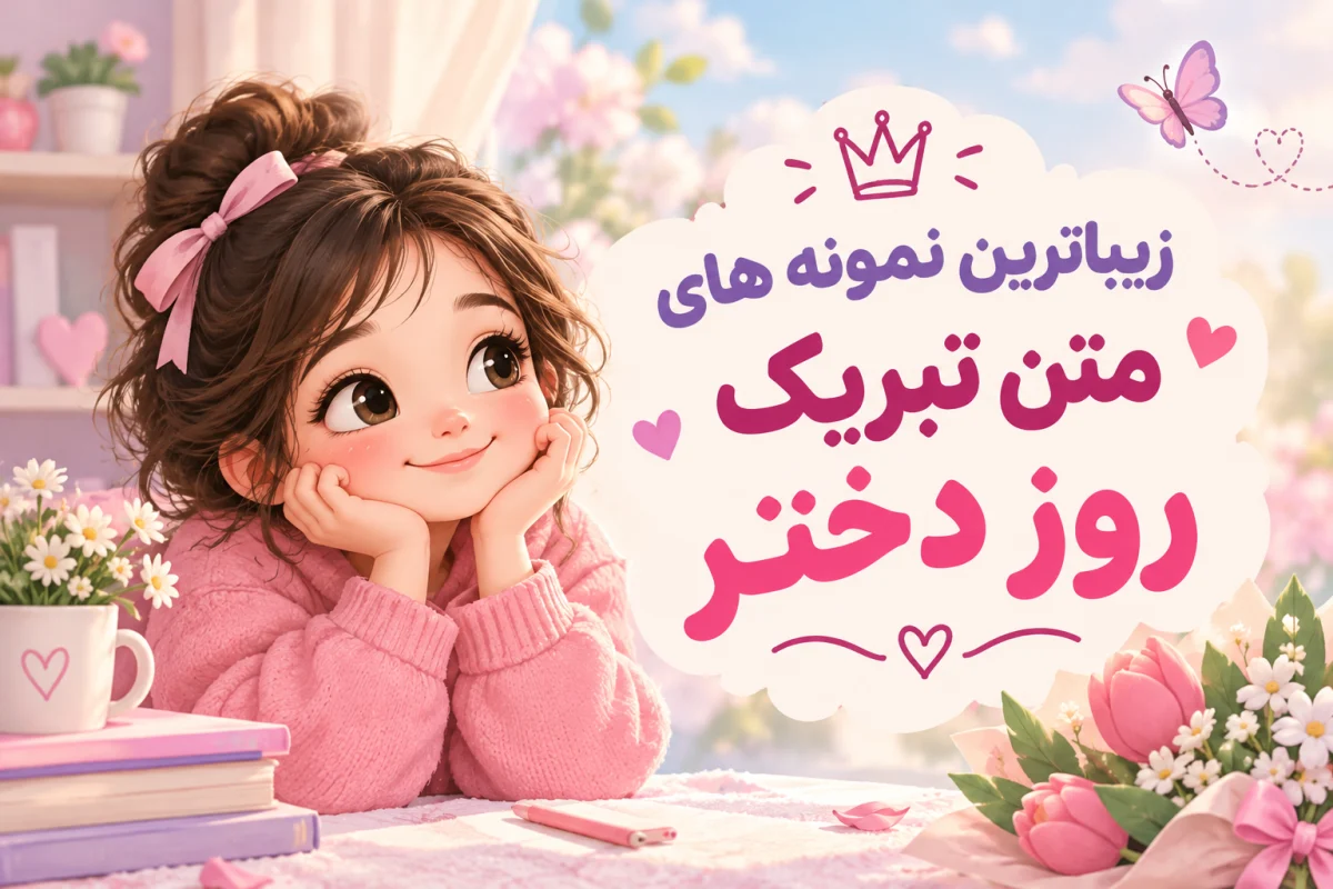 متن برای روز دختر از طرف مادر، پدر، خواهر، برادر و معلم