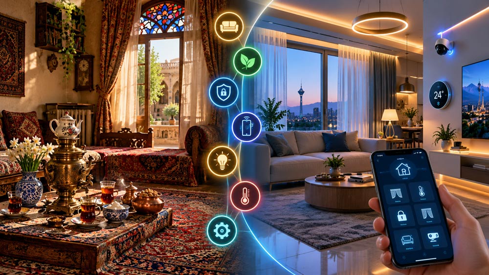 تغییرات زندگی ایرانی با خانه هوشمند