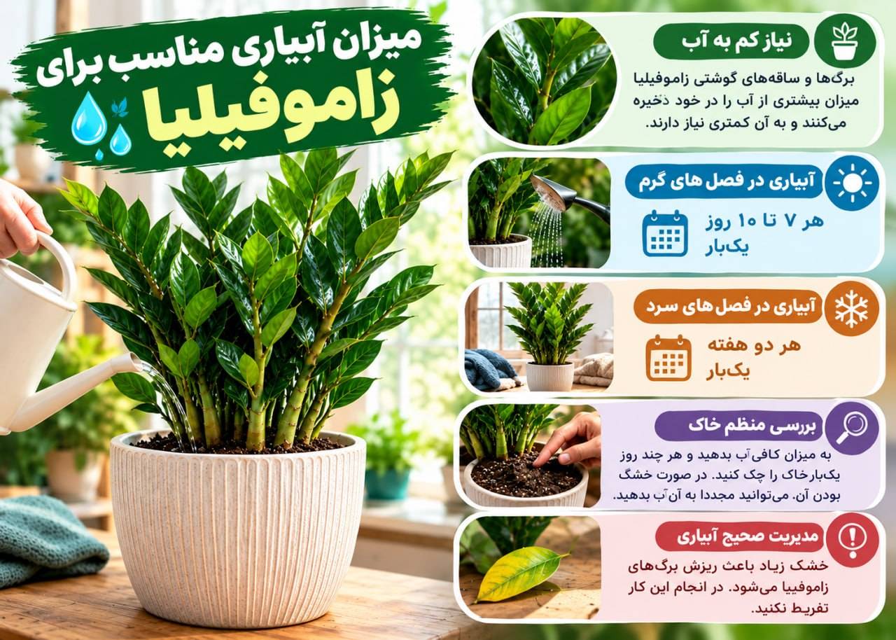 آب دادن به زاموفیلیا 