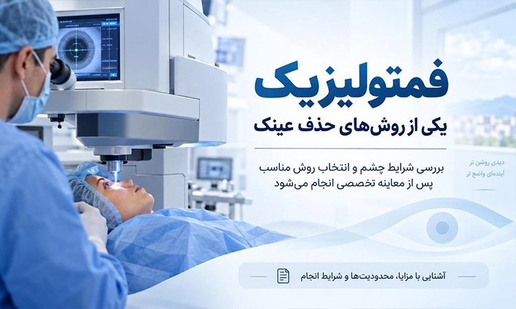 فمتولیزیک؛ روشی برای اصلاح عیوب انکساری و کاهش وابستگی به عینک
