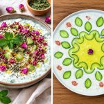 تزیین ماست و خیار