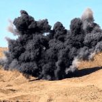 صدای انفجار در پاکدشت؛ عملیات کنترل‌شده سپاه برای انهدام مهمات جنگ تحمیلی