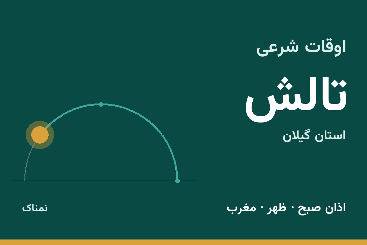 اوقات شرعی تالش