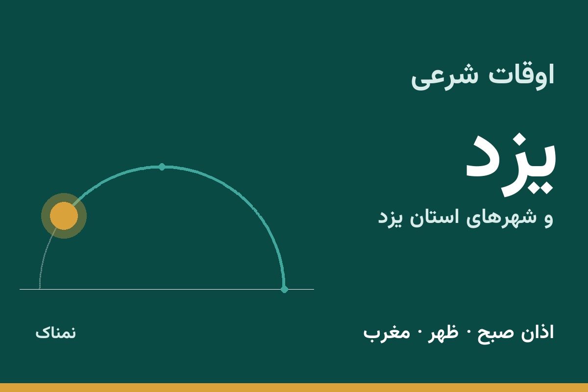 اوقات شرعی یزد