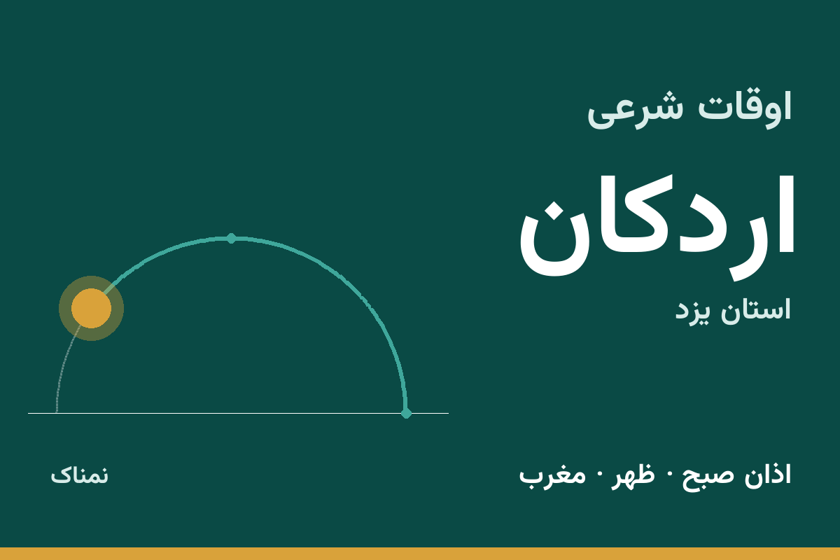 اوقات شرعی اردکان