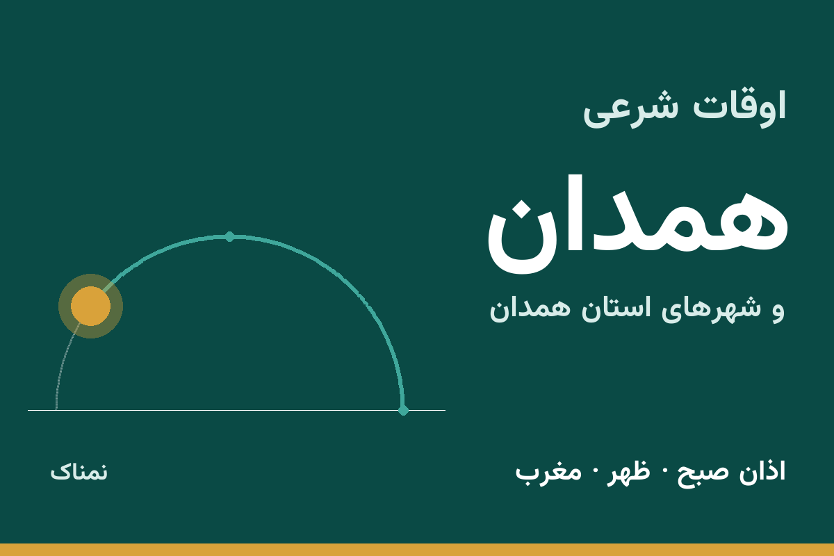 اوقات شرعی همدان