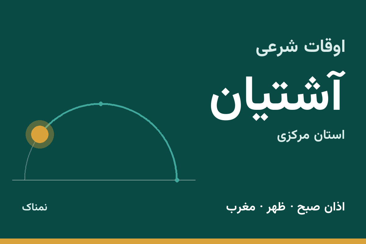 اوقات شرعی آشتیان