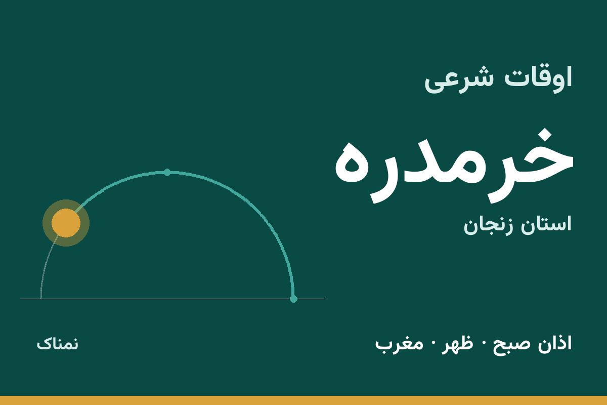 اوقات شرعی خرمدره