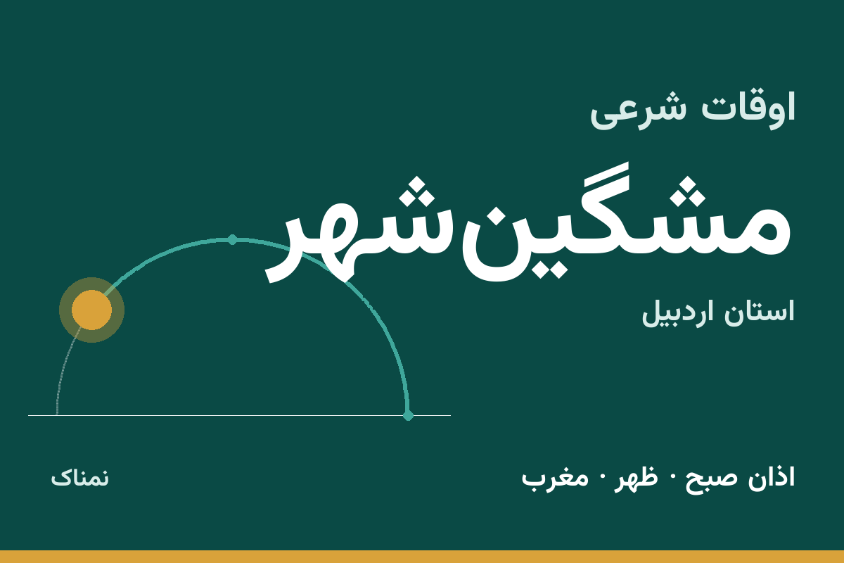 اوقات شرعی مشگین‌شهر