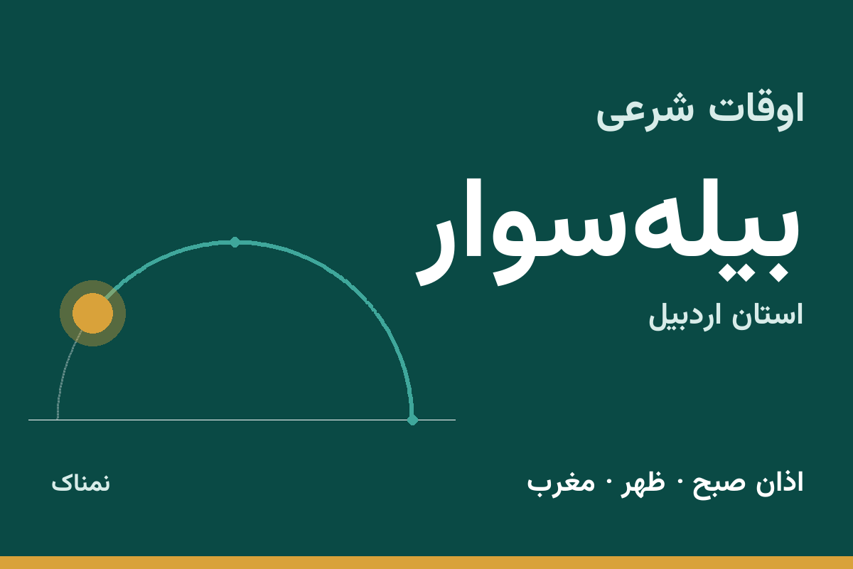 اوقات شرعی بیله‌سوار