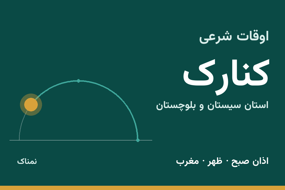 اوقات شرعی کنارک