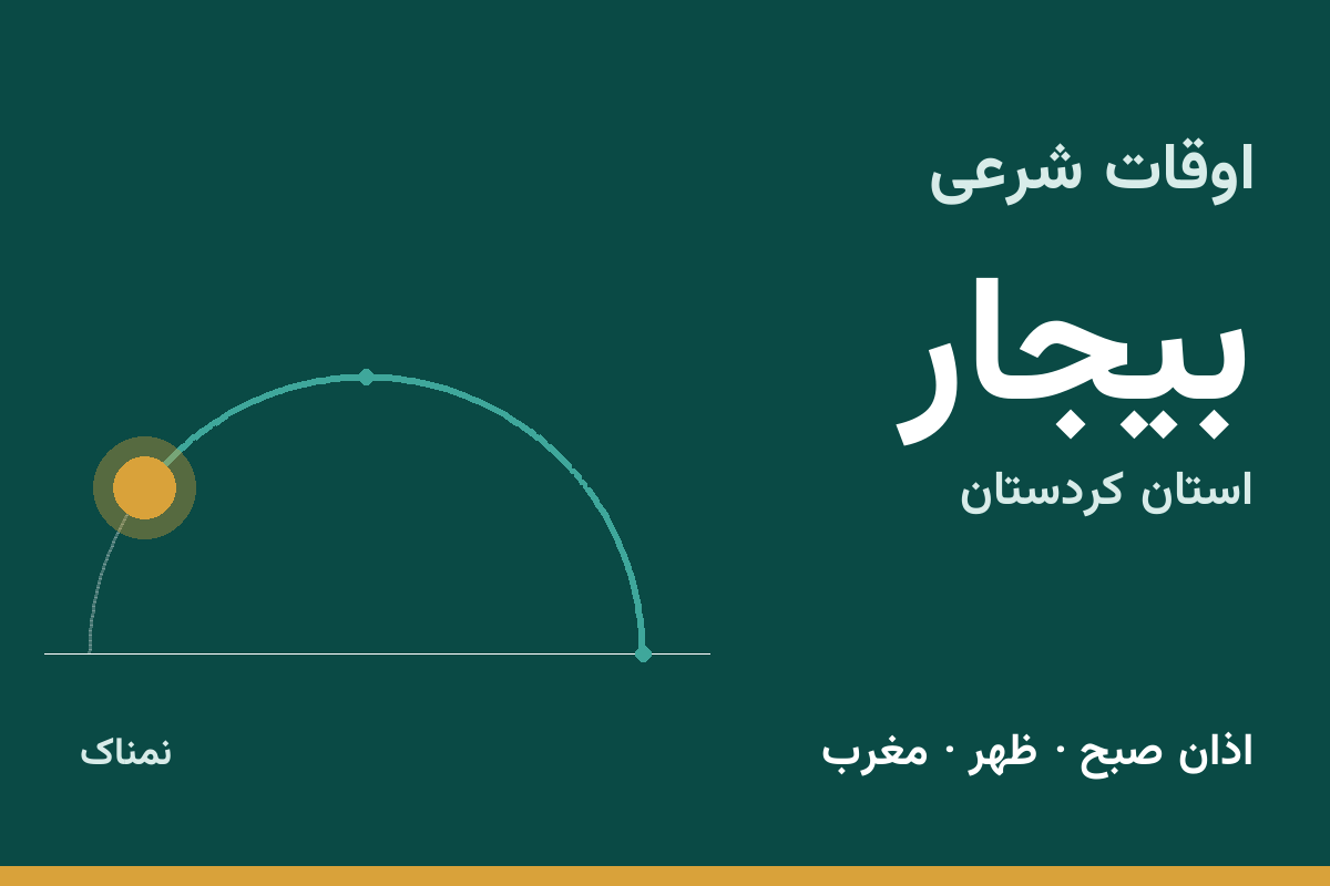 اوقات شرعی بیجار