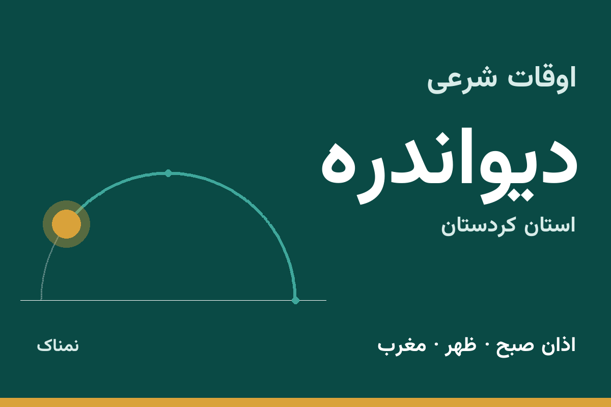 اوقات شرعی دیواندره