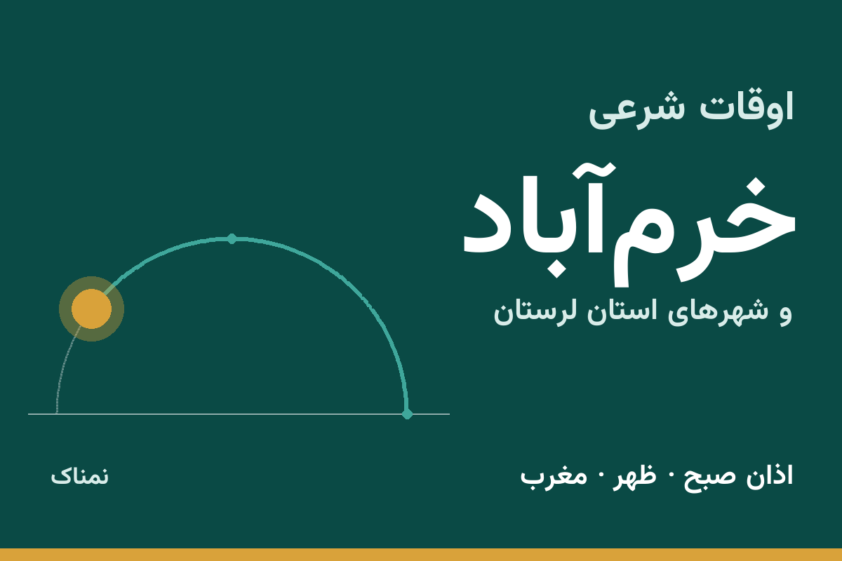 اوقات شرعی خرم‌آباد