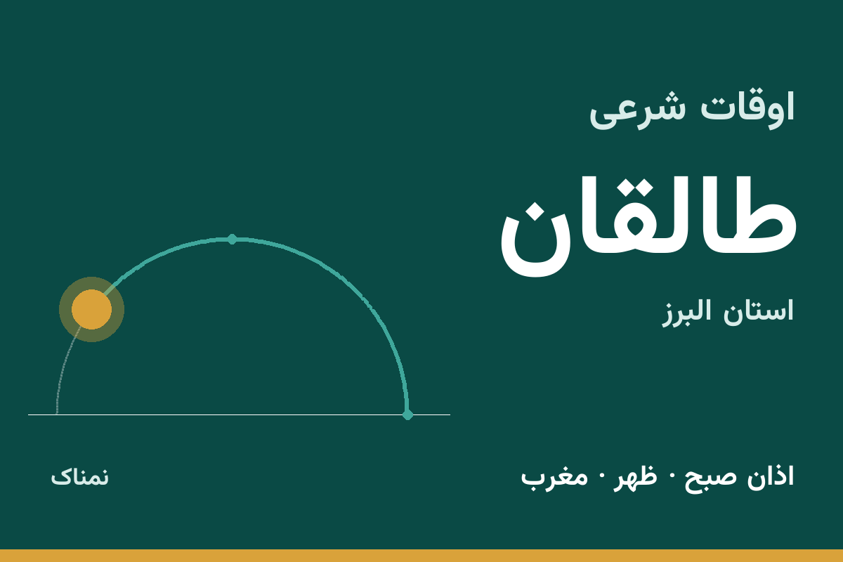 اوقات شرعی طالقان