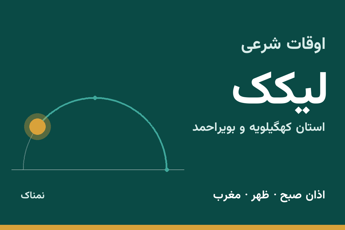 اوقات شرعی لیکک