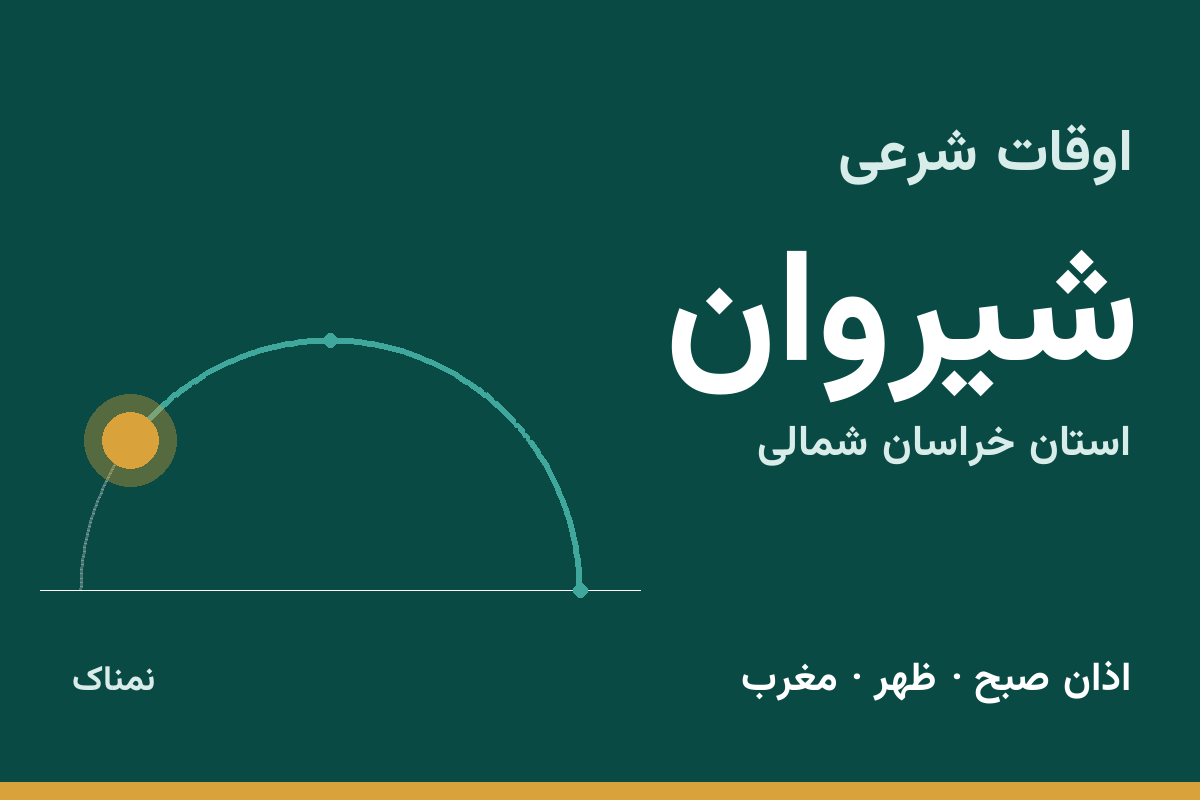 اوقات شرعی شیروان