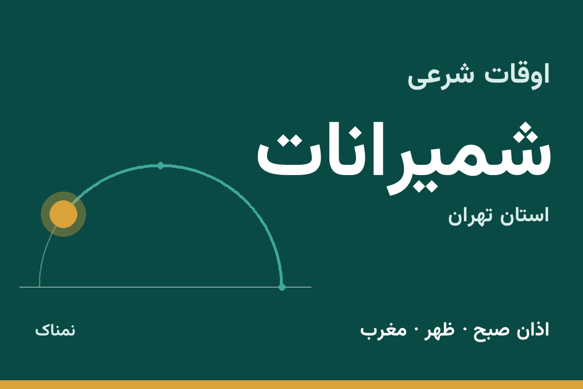 اوقات شرعی شمیرانات