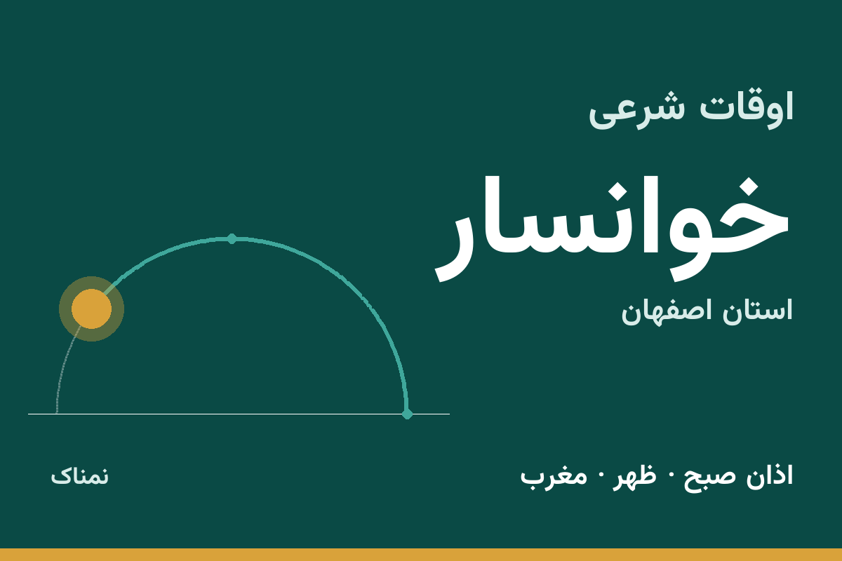 اوقات شرعی خوانسار