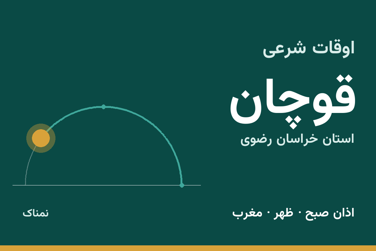 اوقات شرعی قوچان