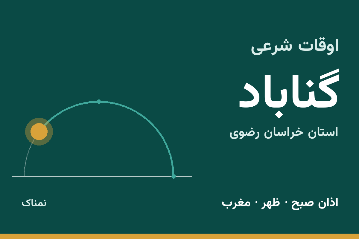 اوقات شرعی گناباد