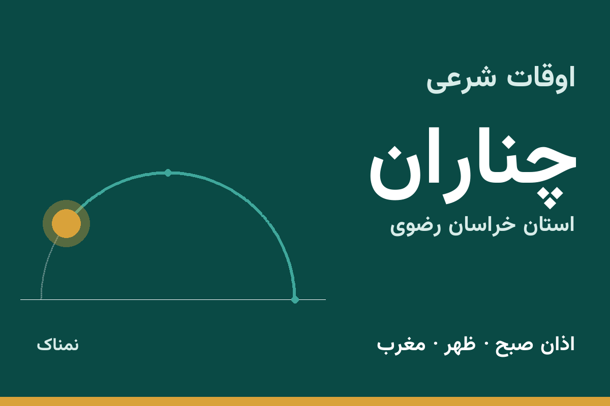 اوقات شرعی چناران