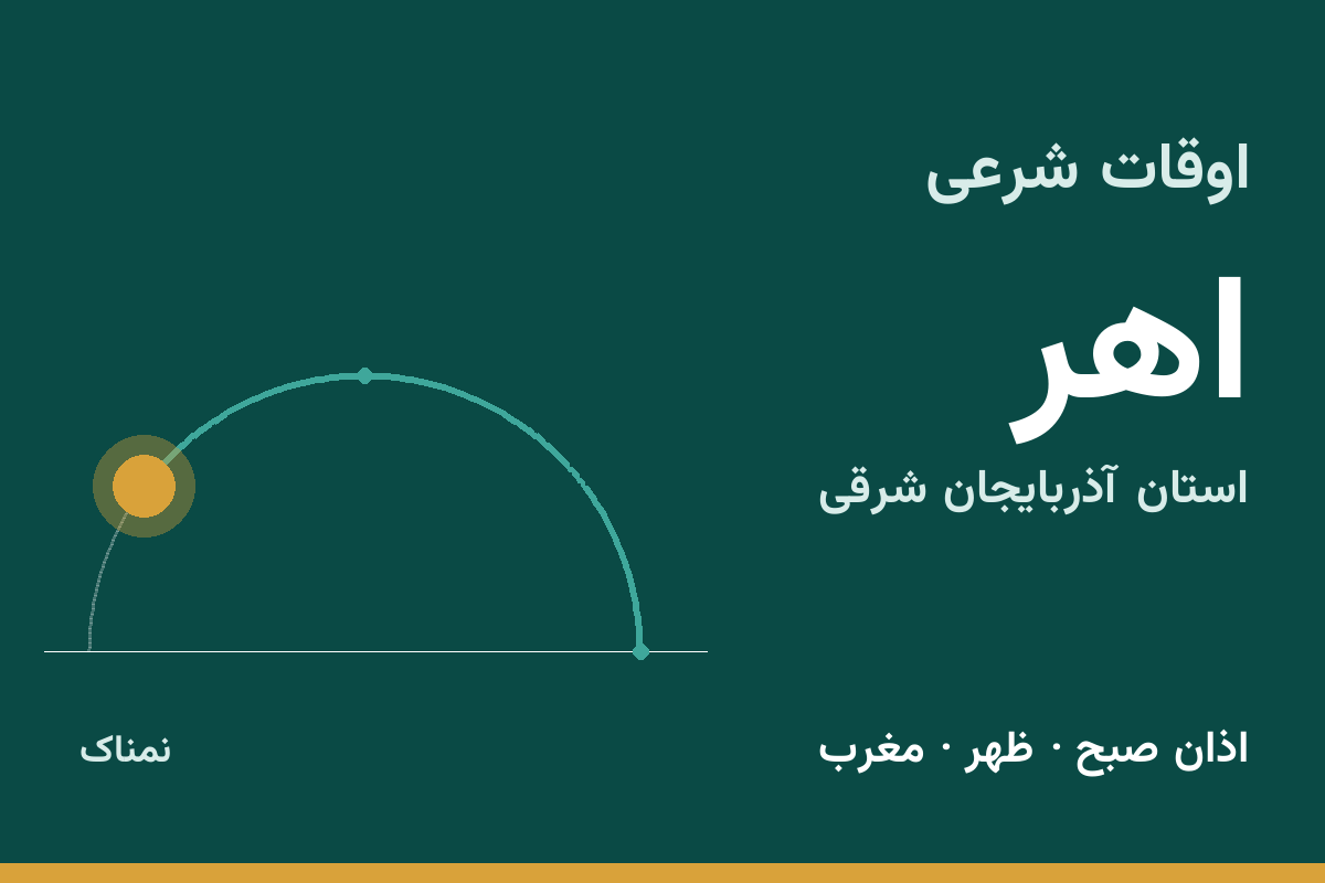 اوقات شرعی اهر