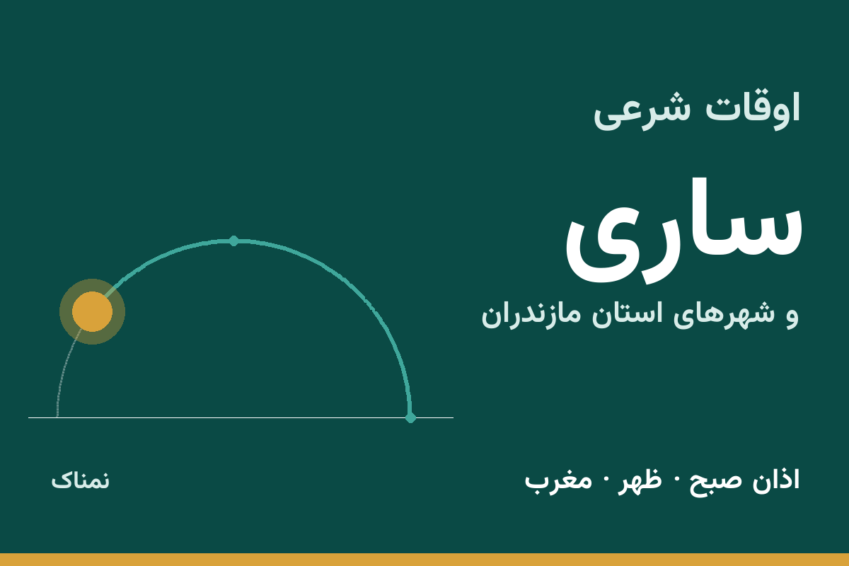 اوقات شرعی ساری