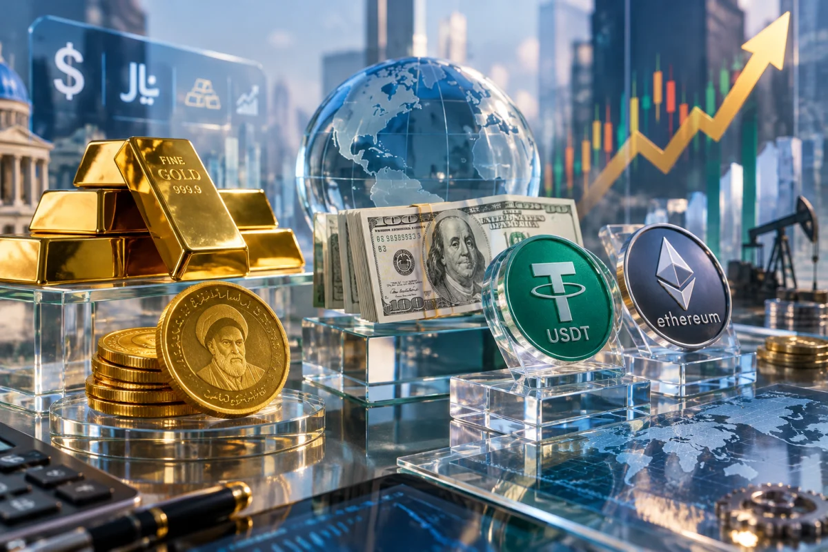 قیمت طلای ۱۸ عیار امروز ۷ آبان؛ جدول کامل دلار، تتر و اتریوم